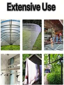 Stainless Steel Wire Rope Cable, With Loop Sleeve, Suitable For Deck Railing System, Outdoor Hanging Kit, Garden Fence, Dog Leash