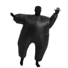 Inflatable Costume Suitable For 1.5-2m Height, Creative Costume For Party Performance, Dance Show, Adult Funny Inflatable Clothing - Purple White Silicon - View 4