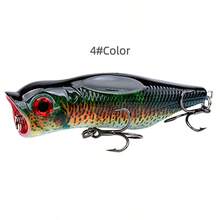 1/3pcs 3.5 Inch 3D Floating Crankbait Fishing Lures With Rattle, Mixed Colors, ABS And High Carbon Steel, Targeting Pike, Bass, Salmon