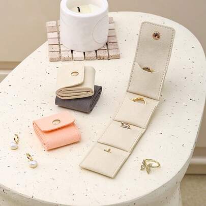 Elegant Velvet Jewelry Box For High-End Portable Luxury Storage, Perfect For Earrings And Rings, Ideal Gift For Special Occasions, Stylish Organizer For Your Precious Accessories, Chic Design For Fashion Enthusiasts, Perfect For Birthdays, Anniversaries, And Holiday Gifting, Keep Your Jewelry Easily Accessible, Must-Have For Every Fashionista, Enhance Your Dressing Table With This Luxurious Storage Solution, Perfect For Travel And Home Use, A Touch Of Glamour For Your Jewelry Collection, Thoughtful Gift For Loved Ones, Elevate Your Accessory Game With This Stunning Jewelry Box.