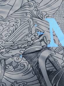 Custom Napoli Style Men's Football Jersey, Personalized With Name & Number, Comfortable Round Neck Sports Sweatshirt, Suitable For Football Training, Casual Wear, And Gift - Grey - View 7