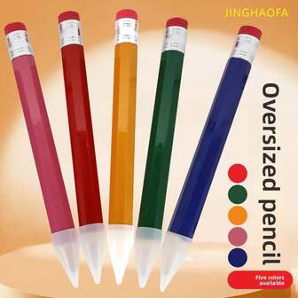 1/5pcs Giant Oversized Pencil, Novelty Gift Pencil, Suitable For Students, Party, School, Home, Office Props