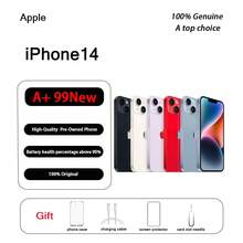 Apple A+级，苹果iPhone 14用户，原装正品，近乎全新（99%新）；手机、通讯器、礼品、保护壳 - 隨機顏色 優先發最好品質 - 查看 5