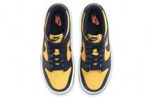Dunk Low 'Michigan' 2021 Blue Varsity-Maize Midnight-Navy White Sneakers Men DD1391-700 - 彩色 - 查看 4