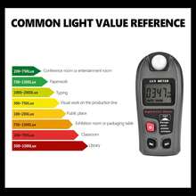 Medidor de Luz MT-30 Luxómetro Digital Pantalla LCD Iluminancia Digital Medidor de Lux Pruebas Ambientales Iluminómetro - 1 - Ver 4