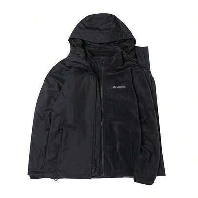 Columbia Men's 3-In-1 Jacket Hoodie, Adjustable Drawstring Hooded Design, WE3321010