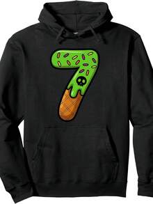 Cute Halloween Ice Cream Matching Costume Couple Or Kids 6 7 Pullover Hoodie - 款式8 - 查看 1