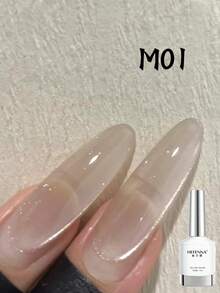 HEFENNA Multi-Color Cat Eye Gel Nail Polish, Blue-Green, Pink-Nude, Brown, And Red Nails - Exotic Cat Eye Series, Soft Light Glass Bead Magnetic Cat Eye Gel Set, UV/LED Nail Glue, Christmas Nails (1 Pc)