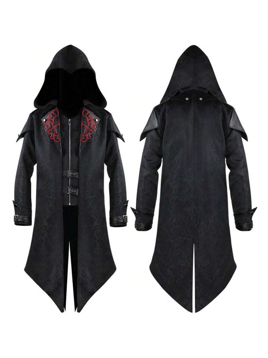 Men Cosplay Clothing - 黑色 - 查看 1