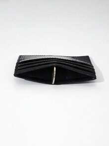1pc Crocodile Patterned Pu Material Multi Slot Fashionable Card Bag, Wallet, Business Card Holder, Credit Card Bag, Mini Wallet, Card Bag. - Multicolor - View 6