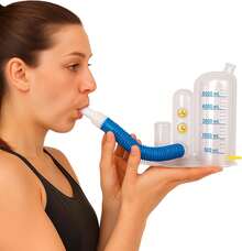 SEVEN MINE SEVEN MINE Espirómetro de Incentivo 5000 ml| Ejercitador Pulmonar y Respiratorio con Indicador de Flujo| Ideal para Terapias en Casa, Postoperatorios y Rehabilitación - 1 - Ver 7