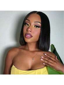 36英寸 4*4 耳到耳 波浪卷蕾丝前假发 真人混纺发 10-36英寸 150% 高清透明前额无胶空气假发 真人混纺发带婴儿发 高密度巴西原生真人混纺假发 - SNatural - 查看 2