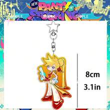 Panty And Stocking Keychain, PASWG, Anime, Panty & Stocking With Garterbelt, P&S, Acrylic Flat Anime Cartoon Keychain, Bag Charm, Water Bottle Pendant, Earphone Pendant Cute Keychain, Birthday Gift, Christmas Gift, Party Favor - Multicolor - View 5