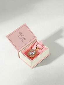 1pc Customized Vintage Style Jewelry Box, Book-Shaped Ring & Pendant Storage Box, Flip-Cover Jewelry Organizer - Multicolor - View 11