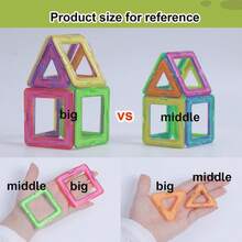 Magnetic Tiles Toys For 3 4 5 6 7 8+ Year Old Boys Girls Upgrade Macaron Castle Blocks Building Set For Toddlers STEM Creativity/Educational Toys For Kids Age 3-6 Christmas Birthday Gifts