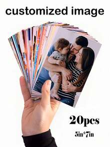 Custom Photo Printing, 10pcs/20pcs/30pcs, High Quality Printing, Holiday Photos, Couple Photos, Customized Christmas Photos - Multicolor - View 15