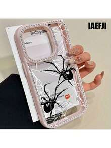 A Double-Sided, Diamond-Studded 3-In-1 Phone Case Designed For The 16 Pro Max, Compatible With Models 16, 15 Pro, 14, 14 Plus, 14 Pro Max, 13, 13 Pro, 12 Pro, And 11 Pro Max Series. This Soft Bag Is Resistant To Falls And Stains, Making It Suitable For Both Men And Women And Adorned With Diamond Decorations. - nero - Visualizzare 4