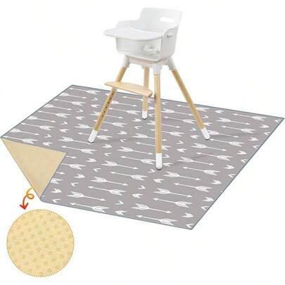 Highchair 130 * 130cm5151 Splat Floor Anti - Slip Floor Waterproof Playing Square Gray - Square