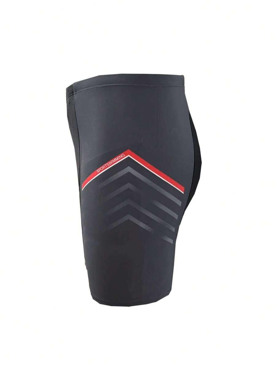 Pantalones cortos de natación deportivos talla grande recientes para hombres, con entrepierna de 5 pulgadas, alta elasticidad y calidad