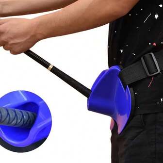 1 Piece Heavy Duty Fishing Rod Holder Belt With Adjustable Belt And Buckle - Quick Release Fishing Fighting Belt, Lightweight ABS Material Suitable For Boat, Shore, Saltwater/Freshwater Fishing, Steady Rod Support Reduces Hand Fatigue And Improves Fishing Efficiency - Ideal Gift For Fishing Lovers