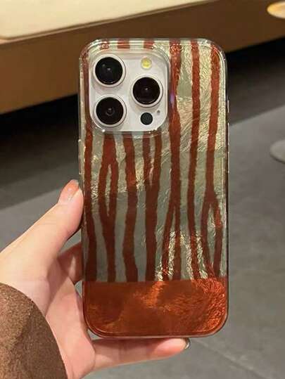 1 chiếc ốp lưng điện thoại in họa tiết ngựa vằn phong cách retro, tương thích với iPhone 17 Pro Max/16 Pro Max/15, ốp bảo vệ hai lớp cứng cáp, thiết kế cổ điển, thời trang.