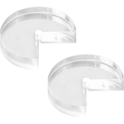 本鎮ファッションスタンプ補助ツール位置決めツール【丸型2個パック】ペーパーウェイトペーパーウェイトアクリル透明エンボス位置が見える書道用品オフィスファイル用ポータブルスタンプロケーター面取りデザイン