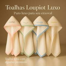 Baby Hooded Bath Towel – 3 Layers 100% Cotton, Super Absorbent 1.00x0.85m Soft Premium Immediate Shipping - 米色 - 查看 1