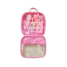 Kit De Aseo Para Bebé 13 En 1 Incluye 1 Cepillo Para Recien Nacidos 1 Peine Aspirador 1 Termometro Electronico 1 Medidor De Temperatura Del Agua 1 Dispositivo De Medicina De Alimentacion 1 Dientes De Masticacion 1 Cepillo De Dientes 1 Cuchara 1 Lima De Uñas 1 Cortauñas 1 Tijera 1 Herramientas De Aseo Para Recien Nacidos Cuidado Del Bebé Diseño Profesional Portatil Silicona Y Acero Inoxidable Excelente Material Resistente Y Duradero Oficina Trabajo Bonito Presente Cualquier Ocasion Regalo Para Estudiantes Regalo De Cumpleaños Regalo Para Navidad Regalo Dia Del Padre Regalo Dia Del Niño Regalo Dia De Las Madres Regalo Para Niños Y Niñas - Rosa - Ver 2