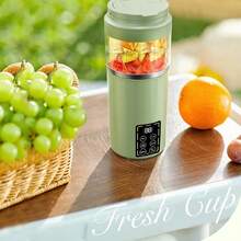 USB Rechargeable Portable Cordless Blender And Smoothie Maker - Easy To Clean, Great For Milkshakes, Smoothies And Fresh Fruit Drinks - With Digital Display, Ideal For Home, Office, Travel Outdoor, 460ml Mini Smoothie Blender, Waterproof Design - Multicolor - View 8