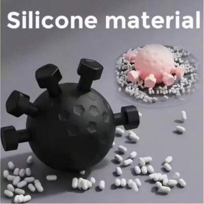 1件装 44-99磅 高强度手指和前臂力量训练器 - 可调节握力器，表面纹理设计，适用于吉他、攀岩、运动训练 - 耐用型手部肌肉锻炼器，完美的男士情人节礼物（粉色/黑色），握力训练器