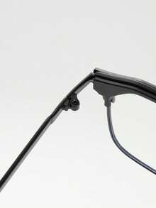 1副男士银色休闲无度数眼镜，适合所有季节日常佩戴 - 黑與白 - 查看 4