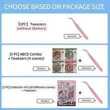 New Adventure Miniature Scene Sticker Collection Set, 20 Different Scenes (New Micro-Horror Theme), Ghost Bride Adventure, Horror Landscaping Stickers, Micro-Horror Hut Notebook Stickers, Scene Handbook Stickers, Educational Toys, Back-To-School Gifts And Halloween Party Gifts School Supplies,Back To School