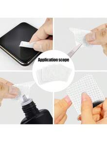 200片/盒 无绒指甲清洁湿巾 睫毛延长胶清洁湿巾 清洁布 无纺布指甲凝胶卸甲棉片（1000片、800片、400片、200片） - 彩色 - 查看 7