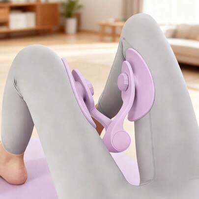 1 Pc Fitness Leg Clamp Leg Trainer,Pelvic Floor Muscle Trainer,Yoga Thigh Trainer,Thigh Master Trainer Portable Home Pelvic Floor Muscle,Inner Thigh Exerciser For Postpartum Recovery, Shaping, Leg And Buttocks Training,Suitable For Yoga, Pilates, Gym, Outdoor Activities, And Home Workouts