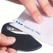 2PCS Compact Plastic Letter Opener - Durable, Multifunctional, Perfect For School And Office Supplies - Available In Vibrant Colors - Multicolor - View 7