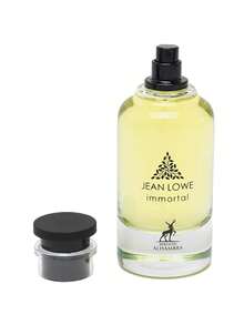 Lattafa Jean Lowe Immortel Eau De Parfum For Men – 3.4 Oz | Warm Amber Woody Scent With Ginger & Rosemary Notes, Bold & Long-Lasting Fragrance - Woody Floral Spicy - 查看 3