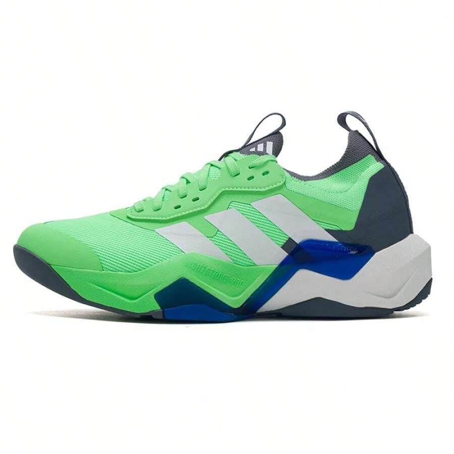 Adidas RAPIDMOVE ADV 2 TRAINER M 男士时尚厚底系带训练鞋 - 魔力萊姆綠/白/皇家藍 - 查看 1