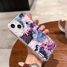 Funda de teléfono con adhesivo creativo lindo de Alien Stage Ivan Tier, adecuada para  17 16e 16 15 14 13 12 11 Air Pro Max Mini XR XS X 7 8 Plus, protección a prueba de golpes de cuatro esquinas, funda trasera de TPU suave magnética transparente, funda de teléfono de animal, protección de teléfono, funda a prueba de golpes, funda artística de teléfono, estilo anime, material duradero, funda protectora ligera, funda protectora, usuarios de , jóvenes adultos - Mezcla de colores - Ver 3