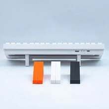 Keyboard Riser Stand, Simple Monitor Stand, Elevate Keyboard Angle For Comfortable Typing, Spacesaving Stylish Keyboard Stand - For Fashion Display Rack, Laptop Stand Bookshelf | Reading Shelf Ergonomic Inclined Design, Storage For Books/Tablets/Laptops, Office & Study Essential, Plastic Desktop Installation Base, Enhanced Stability, Compatible With Standard Keyboards And Tablets - Multicolor - View 5