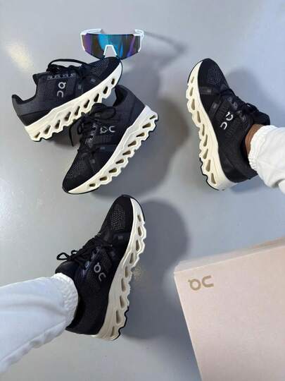 Tênis Feminino Academia Estiloso Esportivo ON Confortável Macio 2025 Sapato Street Colorido