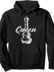 Queen And Queen Chess Piece Chess Player Pullover Hoodie - Style 10 - View 1