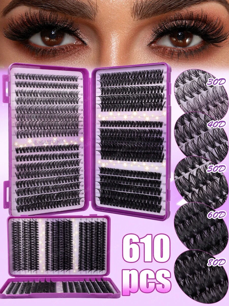 Sách hướng dẫn nối mi D Curl 620/610/574 chiếc, Mi giả dày và mềm tự nhiên, kiểu dáng hỗn hợp tự làm, dung lượng lớn, tự làm tại nhà, thân thiện với người mới bắt đầu, mi giả nối dài lâu, phù hợp với nhiều kiểu trang điểm mắt khác nhau, phù hợp để tự làm trang điểm mắt, dễ mang theo khi đi du lịch, dễ sử dụng khi đi làm hàng ngày, tiệc đêm, trang điểm cô dâu