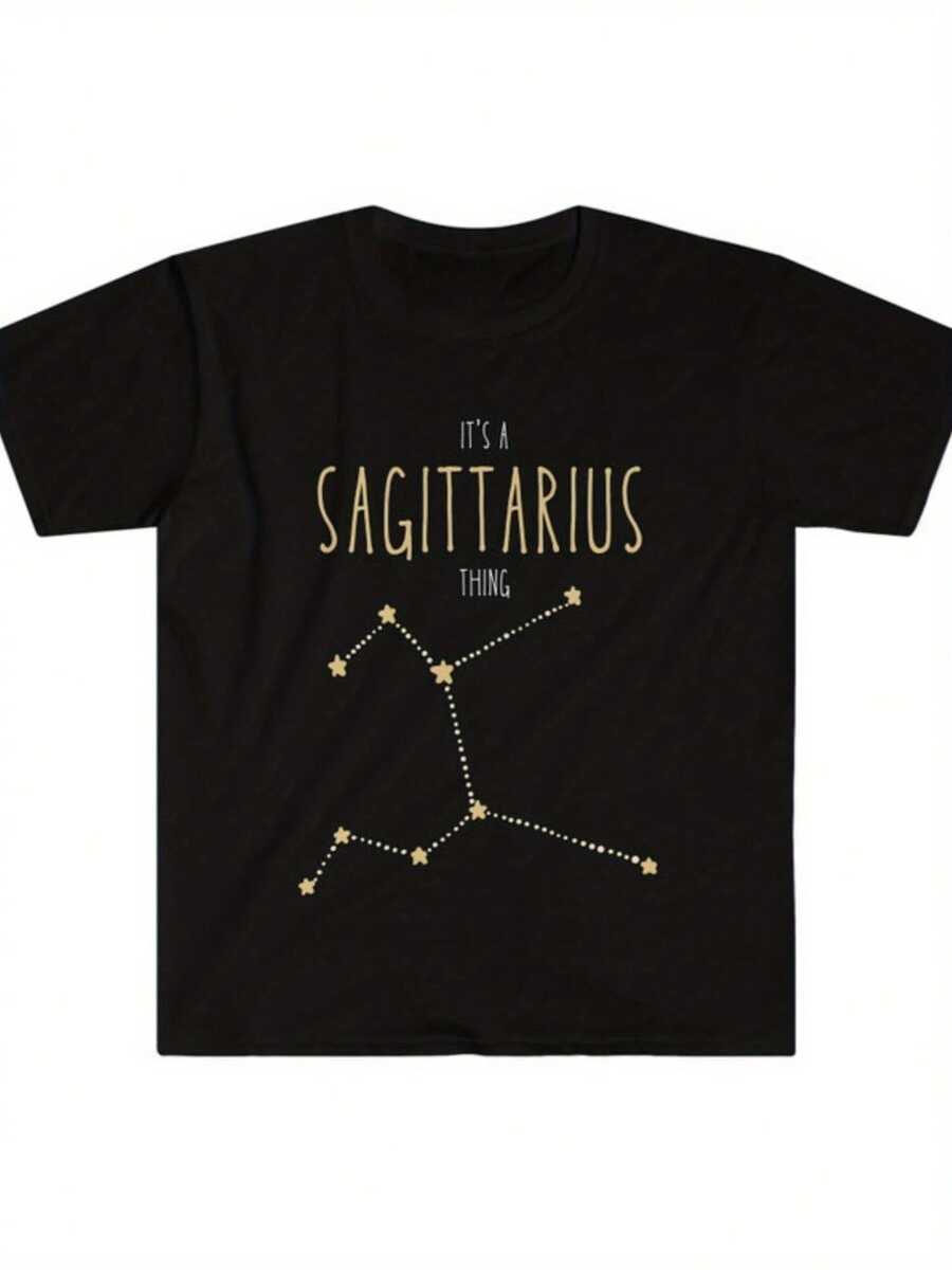 It's A Sagittars Thing Softstyle T-Shirt'-- Funny Printed Casual T-Shirt, 2939% Cotton, Round Neck, Regular Style, Perfect Valentine's Day/Christmas Gift For Your Boyfriend/Husband - 款式6 - 查看 1