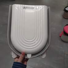 1pc Bathroom Wastebasket, Cabinet Door-Hanging Trash Can, Foldable Wall-Mounted Trash Can, Waste Paper Basket, Bathroom And Kitchen Garbage Bin - Multicolor - View 13