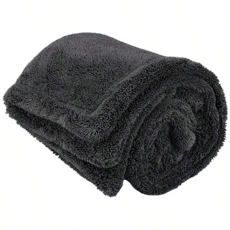 PEASUG Microfiber Towels For Cars Car Drying Towel Detailing Wash Extra Large Super Absorbent Mega Cleaning Cloth 1200GSM Microfiber Drying Towels For Cars 36 X 24 Inch Black - Black - View 1
