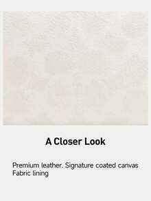 Coach Nolita 19 经典女士单肩包皮革腕带钱包可爱流浪包女士休闲手拿包拉链开合钱包 - 白色 - 查看 8