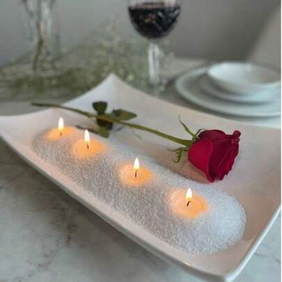 DIY Candle Making Pearl Wax: 500g Custom Powdered Candle Sand, 100% Natural Pourable Wax Beads For Festivals, Weddings, Parties, Table Decor Candles / Handmade Gifts For Friends (White/Multi-Color,No Wick)