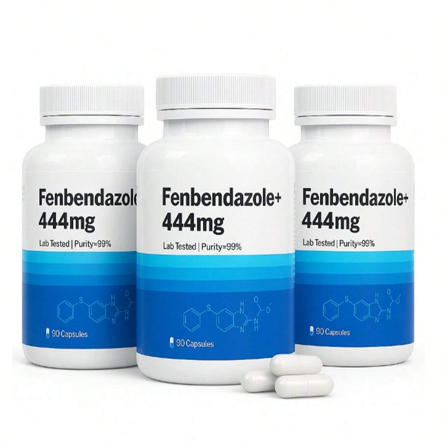 Fenben 444mg Supplement, 90 Capsules, 99% Purity, Lab Tested Dietary & Fitness Support, Health & Wellness For Adults - 3瓶 - 查看 1