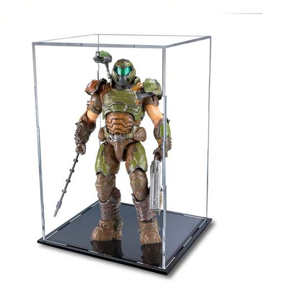 Caja De Exhibición Acrílico Para Colecciones 16x16x25cm