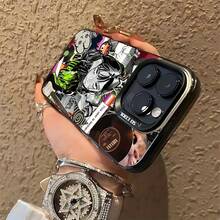 Funda para teléfono Mitsuki y Aya compatible con 17, 16E, 16, 15, 14, 13, 12, 11, Pro,,, X, XR, XSMAX, 8, Plus, con una cubierta trasera mate diseñpara reducir el riesgo de caídas, funda para teléfono, cubierta para teléfono17 17promax - Negro - Ver 4